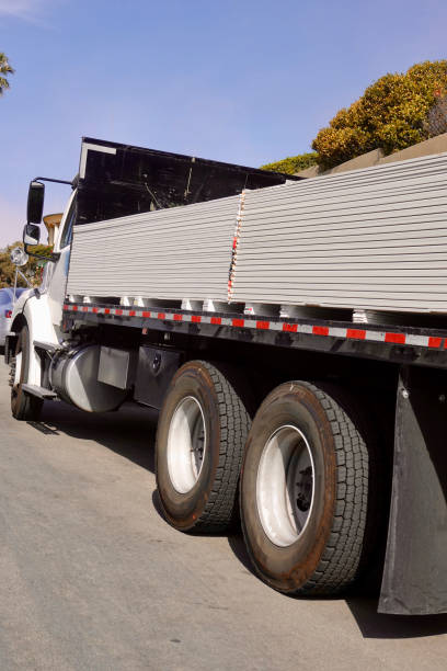 Truck on the road