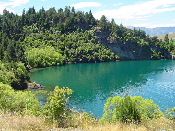 Lake Wanaka New Zealand stock photo