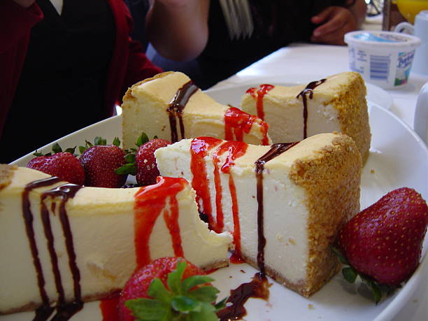 Strawberry Cheese Cake stock photo