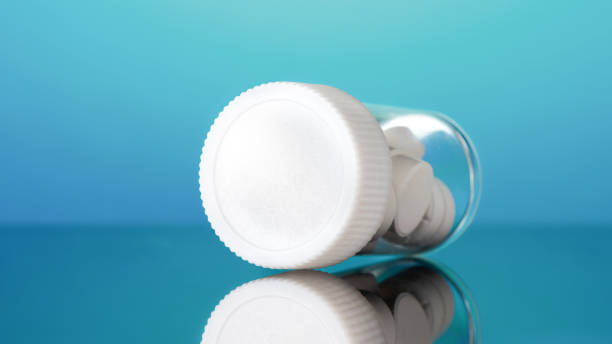 istock Anti-radiation iodine pills in a jar 1390894568