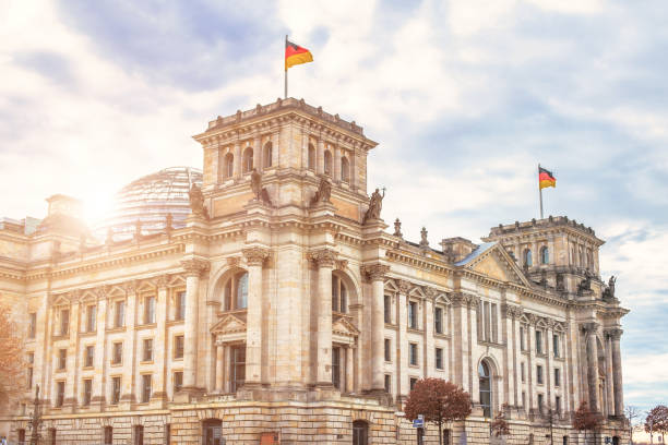 istock Parliament building in Berlin, Bendestag, Historical building. Germany 1390896035