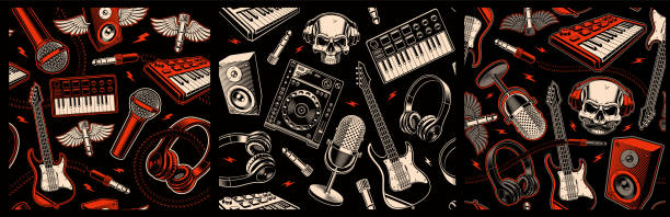 850+ Guitar Graffiti Stock Illustrations, Royalty-Free Vector