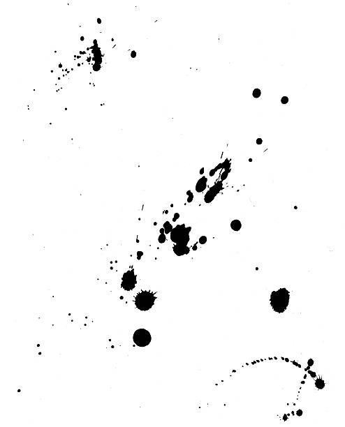 istock Ink splatter of Black Ink on a White Background 139090337