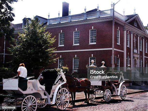 Старый Филадельфии — стоковые фотографии и другие картинки Лошадь - Лошадь, Булыжник, Викторианский стиль