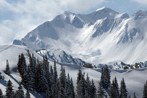 wasatch mountains - mountain range utah sky mountain stock-fotos und bilder