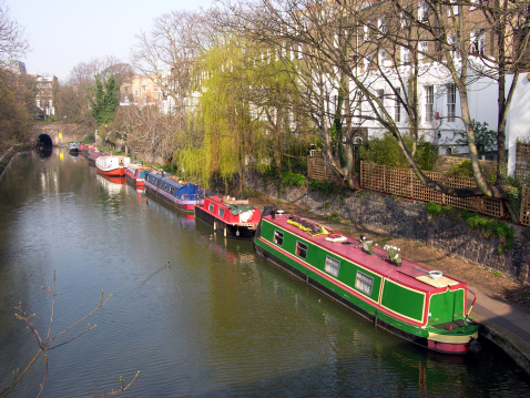 the regents canal, islington, london