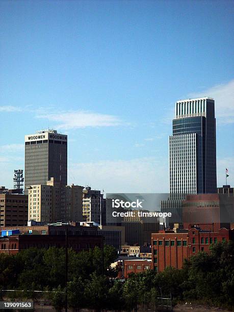 Omaha Skyline - zdjęcia stockowe i więcej obrazów Omaha - Omaha, Stan Nebraska, Miasto