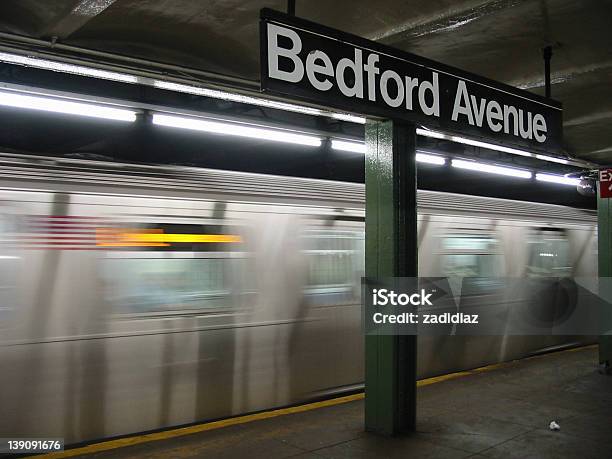 Bedford Avenue Train Station Stock Photo - Download Image Now - Brooklyn - New York, Williamsburg - Virginia, New York City