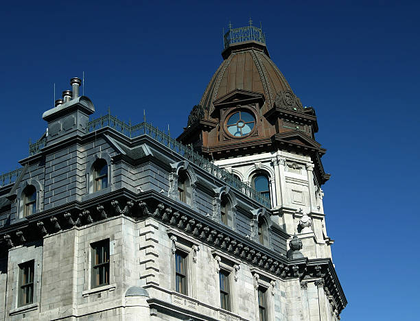 istock Back of a historical builing in old Montreal 139091836