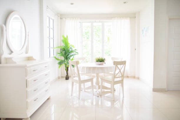 modern dining room interior. 3d rendering concept