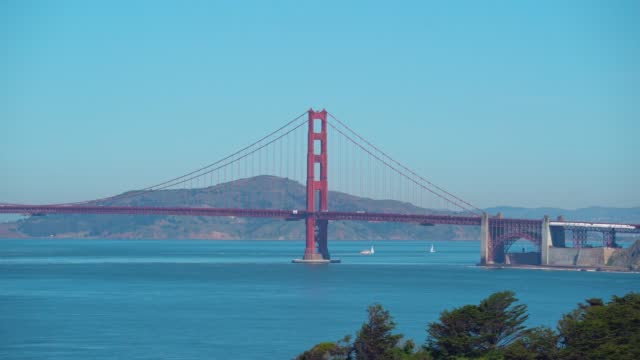Distance shot of Golden Gate Bridge