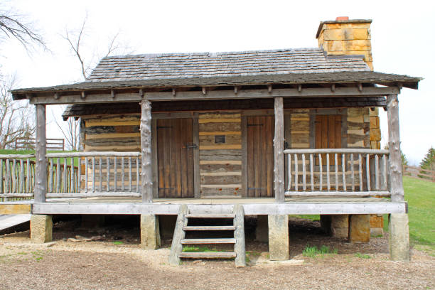 Log Cabin at Alley Park (City park in Lancaster Ohio)