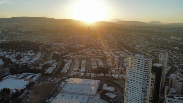 istock Buildings in sunrise 1390950244