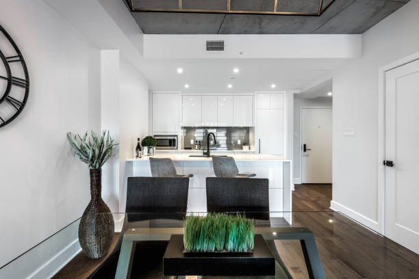 istock Modern furnished apartment brand new from developer 1390954234