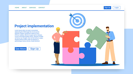 Background Implementation Project Project Implementation Stock Illustration - Download Image Now ...