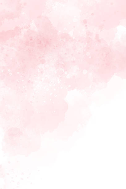 istock pink watercolor background abstract texture with color splash design 1390960508