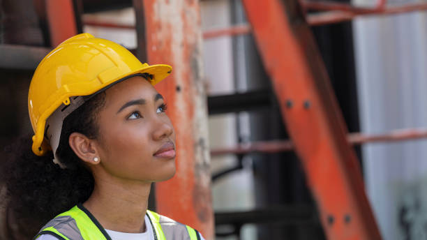 istock African American female worker at warehouse or logistic place 1390960649