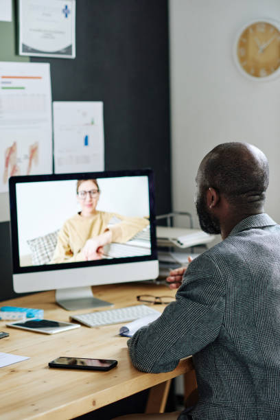 istock Doctor having online consultation with patient 1390960986