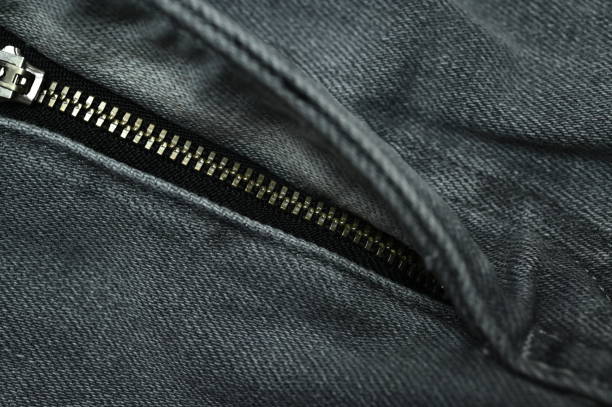 istock metallic zip on denim jeans 1390967138