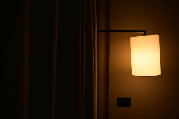 istock lamp in the room, interior design 1390967205