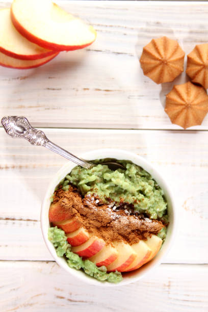 istock Breakfast of cereal with fruit. 1390972732