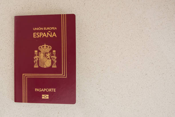 istock Spanish Passport. Identity And Travel Concepts. 1390974102
