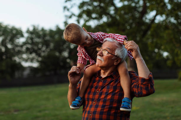 istock Fun with my grandpa 1390976574