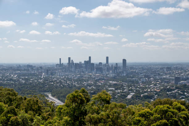 istock Brisbane skyline from Mt Cootha Lookout. 1390977636