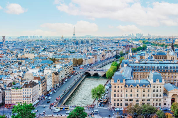 istock Paris city panorama 1390978028