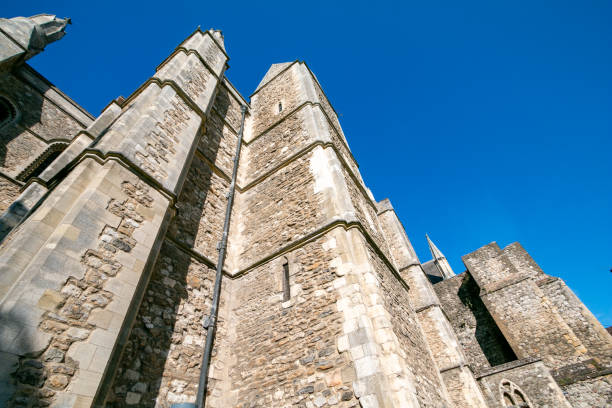 Walls around the city of  Lincoln in the United Kingdom
