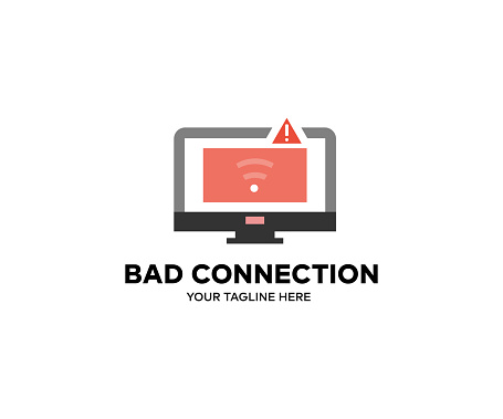 Wireless Technology Concept Bad Connection Service Bad Signal Zone ...