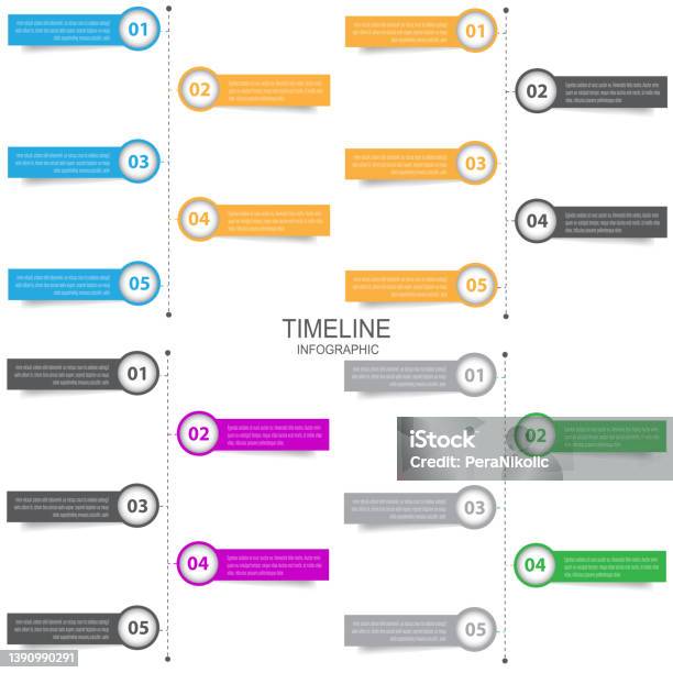 Time Line Infor Graph Collection Time Line To Display Your Data Idea To Display Information ...