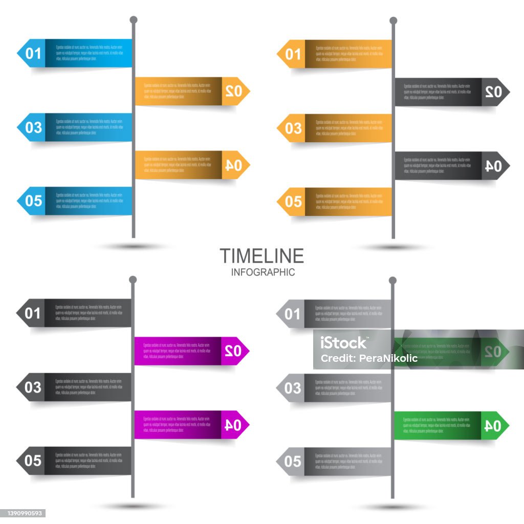 Time Line Infor Graph Collection Time Line To Display Your Data Idea To Display Information ...