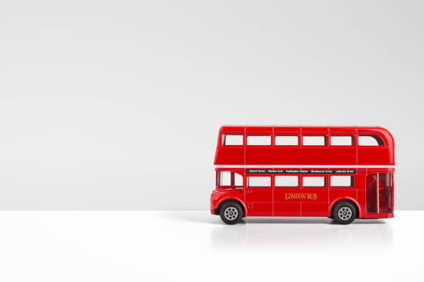 istock Red Model Bus London concept 1390990927