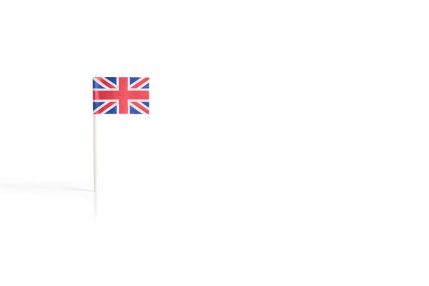 A 50+ Farmer with a British Flag