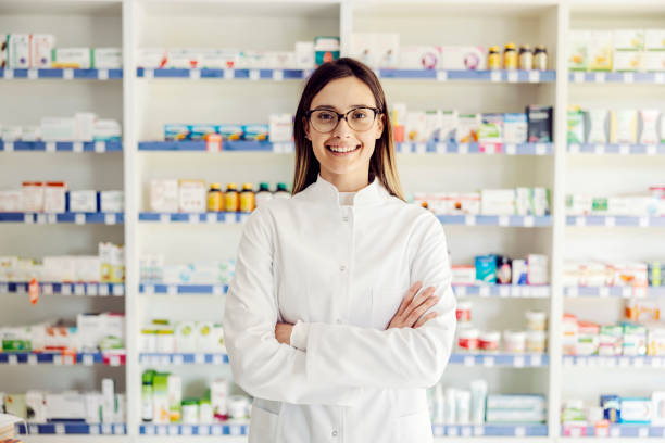 istock A successful young female pharmacist at pharmacy ready to help. 1390994334