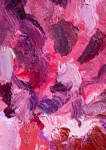 istock abstract oil paint texture on canvas, background 1391002725