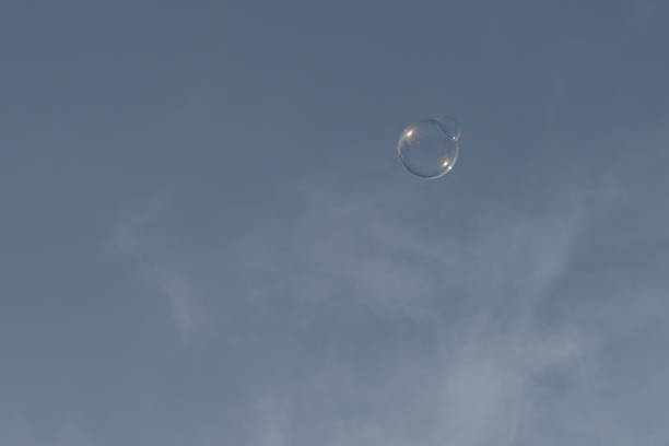istock Bubbles floating across the sky line, freedom, random, spherical, circular, clear, clarity, freedom to float fly where the wind takes them 1391002865