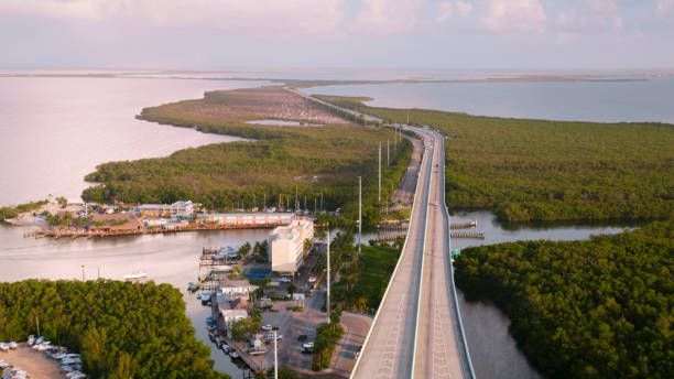 istock Highway crossing Lake Surprise 1391003701