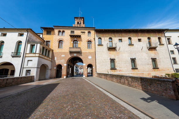 istock Oderzo Italy - Frescoed Palaces and Medieval Tower called Torresin 1391003765