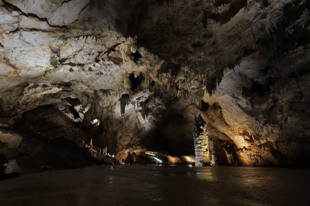 istock Stalactites inside Lipa Cave in Montenegro 1391008946