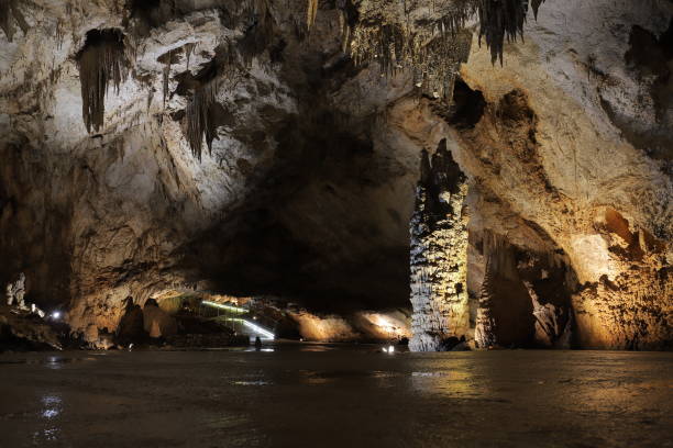 istock Stalactites inside Lipa Cave in Montenegro 1391008947