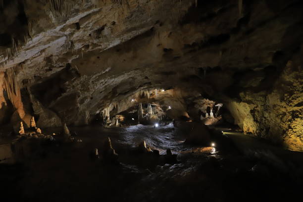 istock Stalactites inside Lipa Cave in Montenegro 1391008970