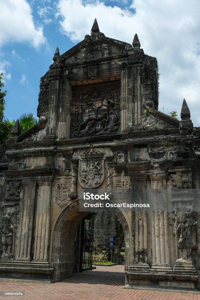 Intramurous Gate Intramuros In Manila Philippines Stock Photo - Download Image Now ...