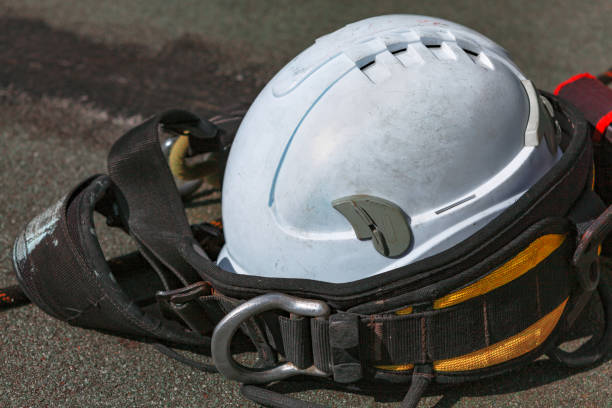 istock Equipment for industrial alpinism 1391017854