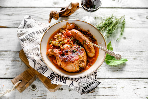 Cassoulet stock photo