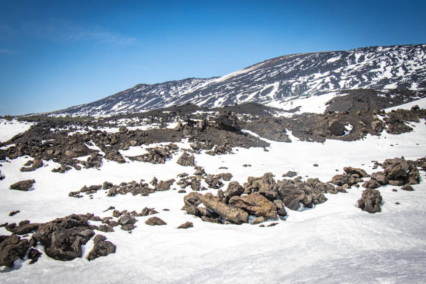 a winter landscape, of great peace and quiet, which brings so much serenity. Nicolosi, Etna, Catania