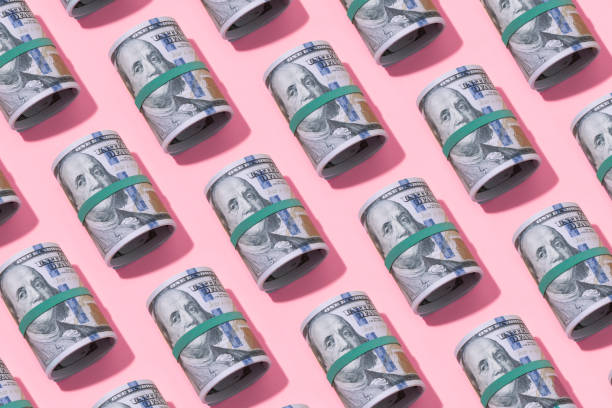 istock Roll of One Hundred Dollar Banknotes 1391044575