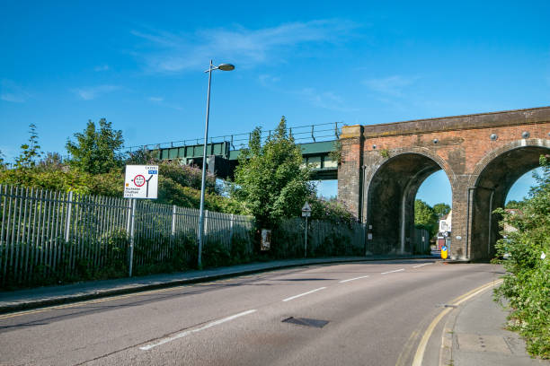 istock Railway Bridge at Rochester in Kent, England 1391047754