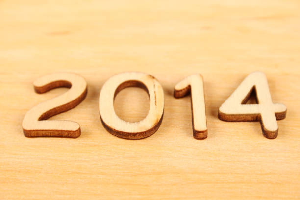 istock Wooden number in 2014. New Year 1391055998